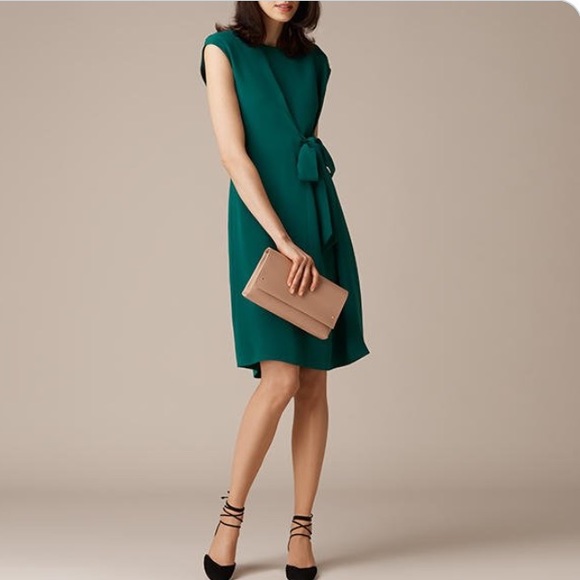 lk bennett green sequin dress